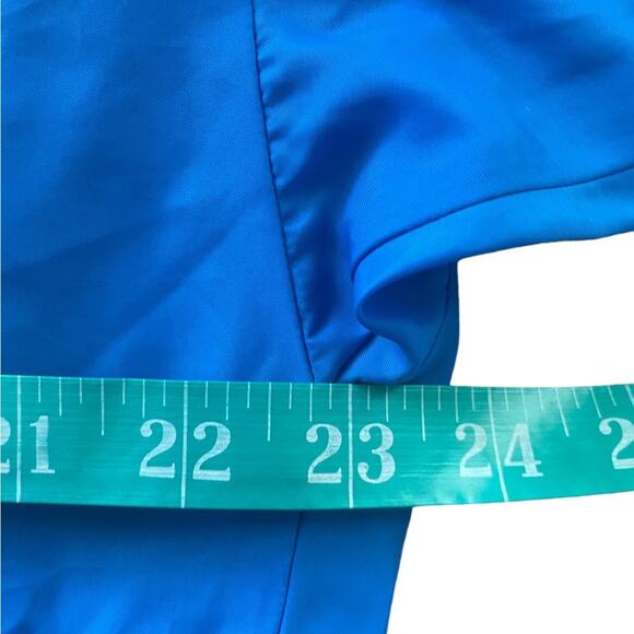 VTG SKYR Jacket Womens M Medium Blue Windbreaker Lightweight Half Zip Pullover - Picture 7 of 11